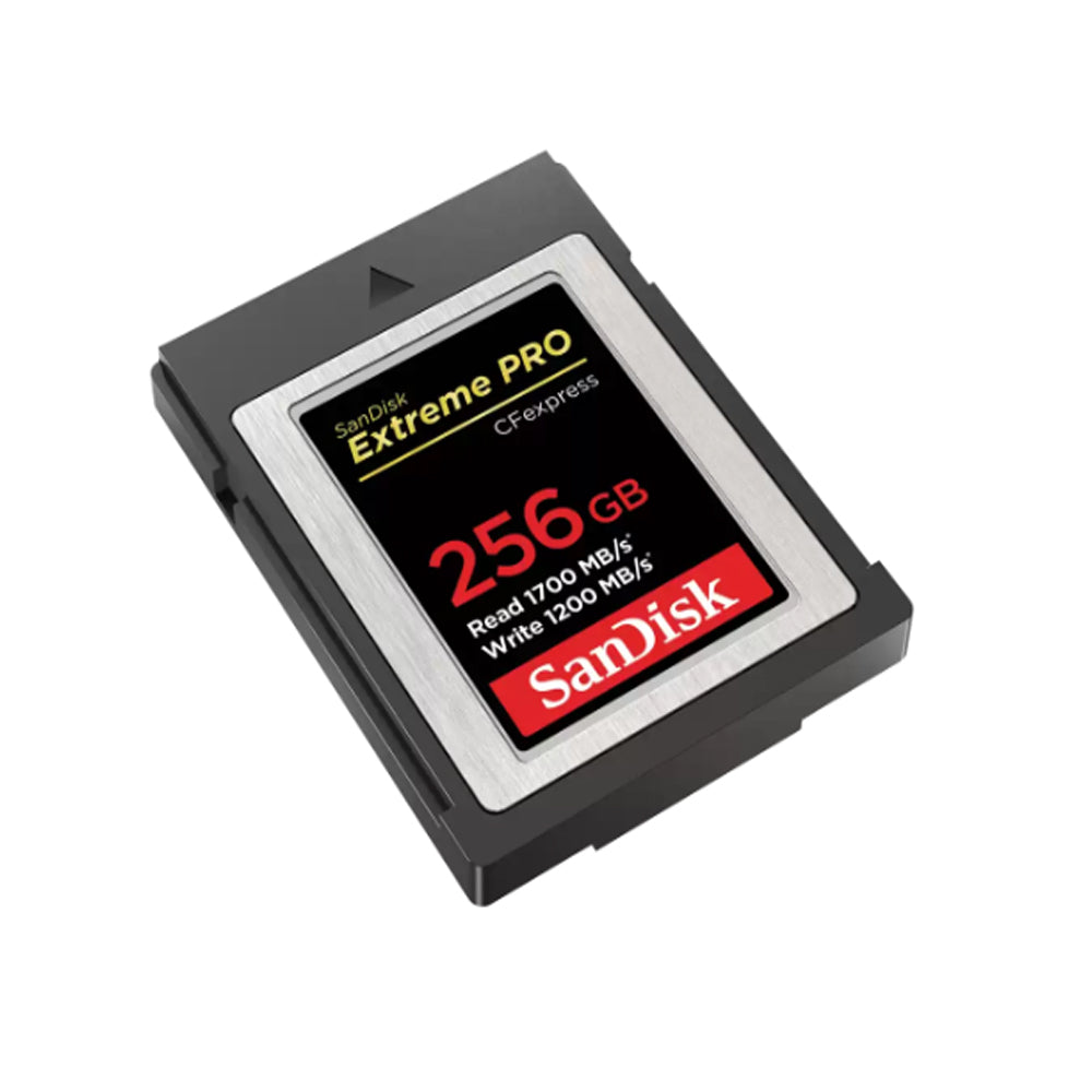 SanDisk Extreme PRO 512GB 256GB 128GB 64GB CFExpress Type B XQD Memory Card with Max 1700MB/s Read / 1400MB/s Write Speeds, RAW 4K Video Capture and RescuePRO Deluxe Support