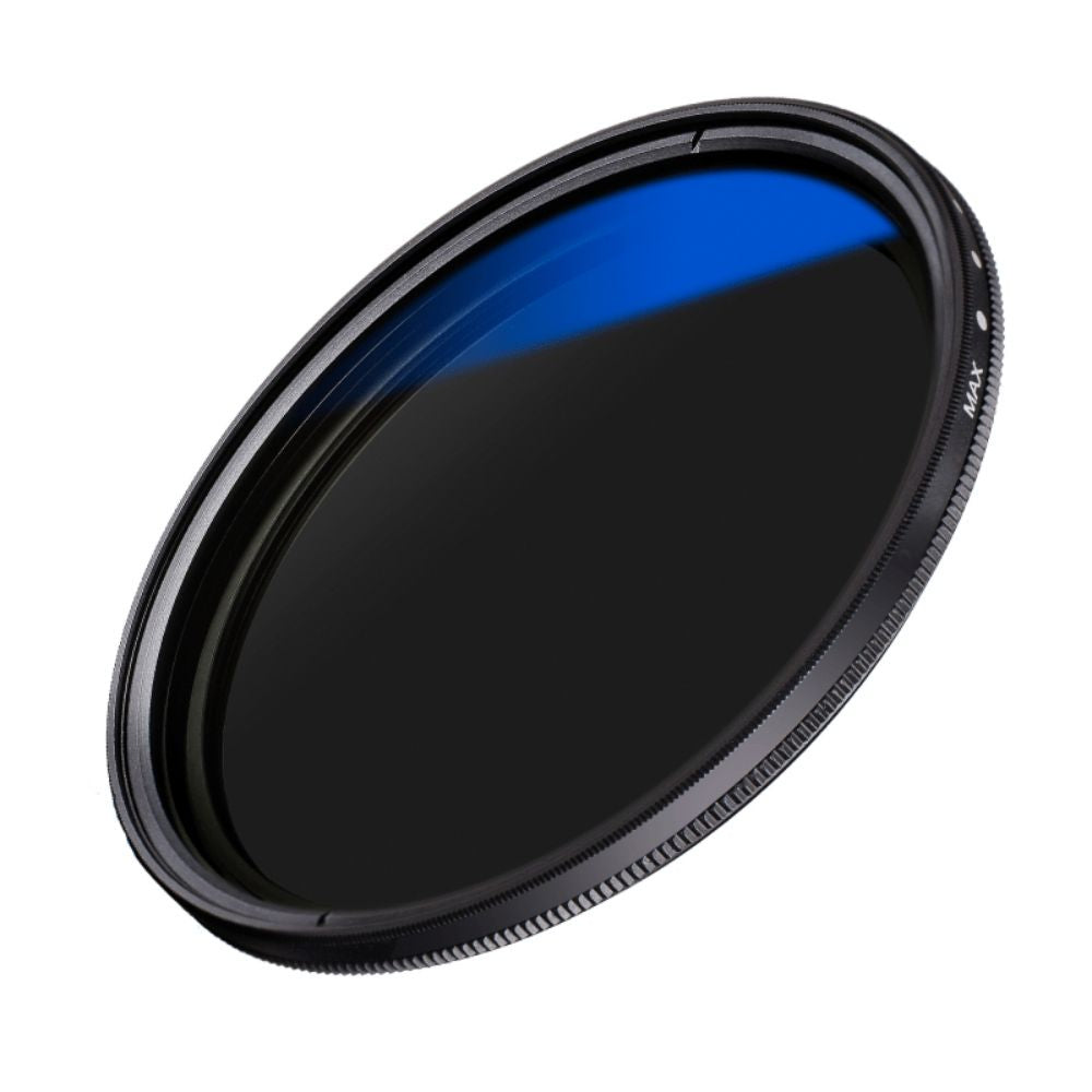 K&F Concept HMC ND2-400 Variable Fader (1-9 Stops) Multi-Coated Optical Glass Slim Frame Neutral Density Variable ND Filter with Blue Coating for Camera Lenses | VND Fader | DSLR & Mirrorless Camera | NANO-C Series Lens Filter