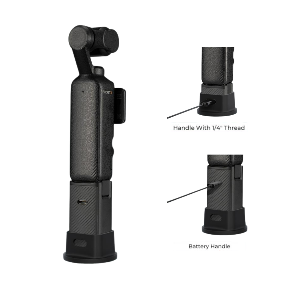 K&F Concept DJI Osmo Pocket 3 Camera Silicone Non-Slip Stand Mount Base with Stable Support and Lightweight Design for Photography, Videography, Content Creation, Vlogging & Travel Accessory