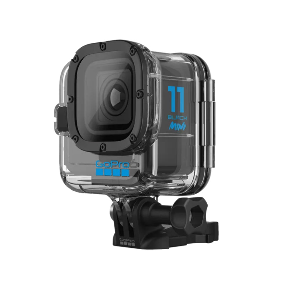GoPro Dive Cage Protective Housing with Max 60m / 196ft Waterproof, Flat Glass Lens and Built-In Buttons for HERO 11 BLACK Mini Action Camera | AFDIV-001