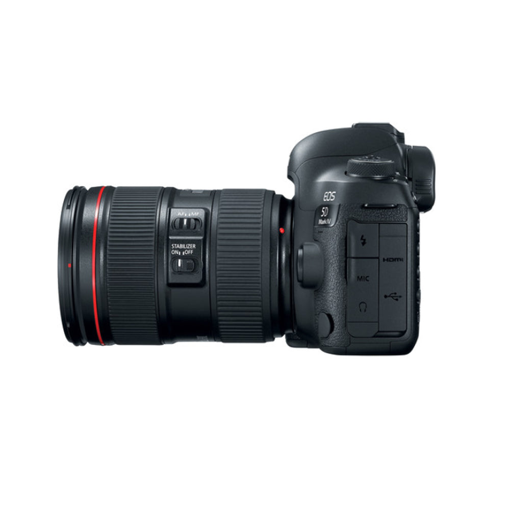 Canon EOS 5D Mark IV DLSR Digital SLR Camera with EF 24-105mm f/4L IS II USM Lens Kit, 30.4MP Full-frame CMOS Sensor DIGIC 6+ Image Sensor, 4K UHD Video Recording, GPS & Wi-Fi, Touch Screen LCD Display, Dual Memory Card Slots