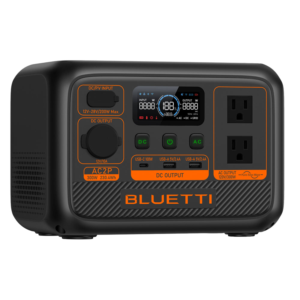 BLUETTI AC2P 300W 230Wh Battery Lightweight Power Station