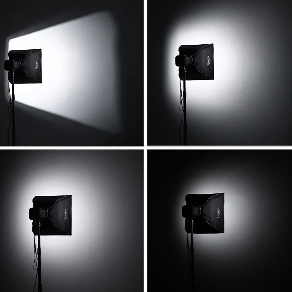 Ulanzi AS-4545 45cm Universal Bowens Mount Quick Release Square Softbox with 25cm Depth and Diffuser for Studio Lighting | JG Superstore