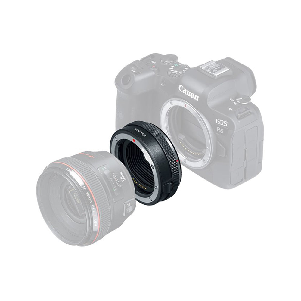 Canon EF-EOS R Mount Adapter for Canon EF / EF-S Lens to RF EOS R Mirrorless Digital Camera Body with Control Ring, Weather Resistant Design, Maintains AF Autofocus and Image Stabilization