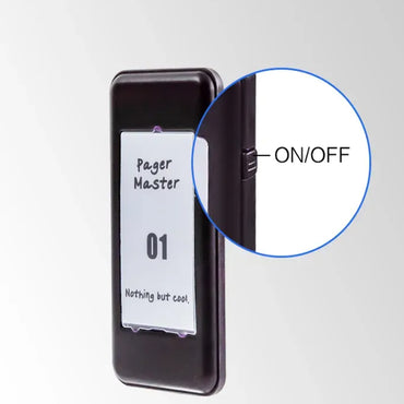 DAYTECH Coaster Buzzer Restaurant Guest Pager Calling System 300m Long Range Queue Line Beeper for Fast Food, Cafe, Clinic, Coffee Shop | RP01