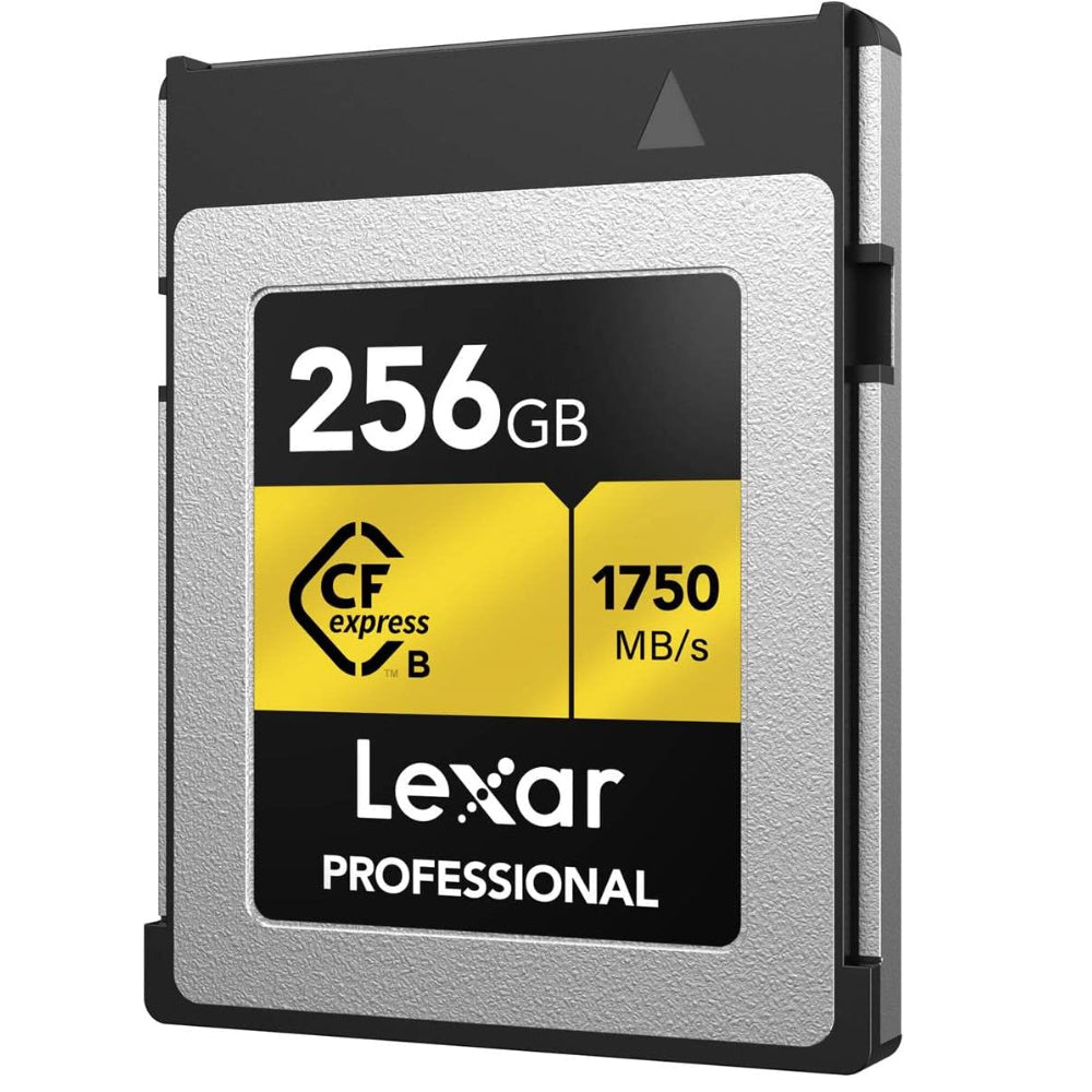 Lexar Professiol 256GB 128GB CFexpress Type B Gold CF Express Memory Card Compact Flash PCI-Express 3.0 with 8K RAW HQ Photo Video, Backward Compatible with XQD Cameras, 1750MB/s Read, 1500MB/s Write Speeds