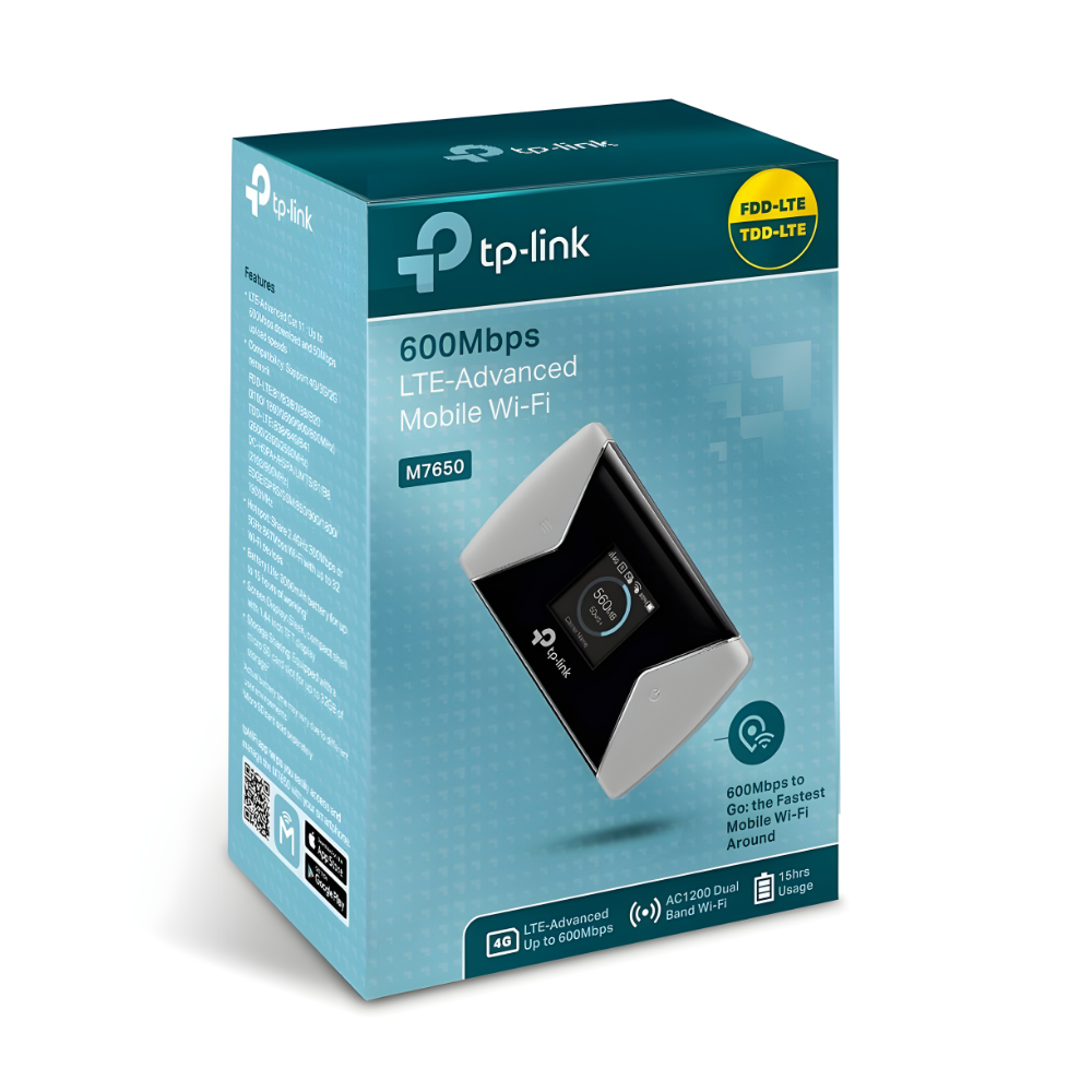 TP-Link M7650 4G LTE-Advanced Mobile WiFi Hotspot