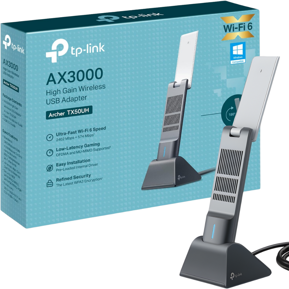 TP-Link Archer TX50UH AX3000 High Gain Wireless USB Adapter