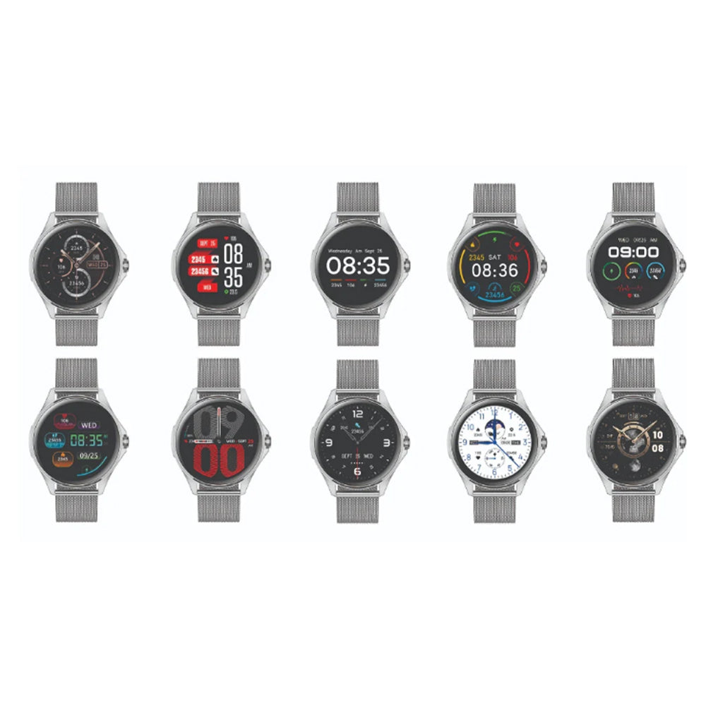 KODAK SW-7211 / SW-7212 Smart Watch IP67, Bluetooth 5.3, 1.32" HD Full Touch Display, 260mAh Max 5 Days Battery Life, Mobile GPS, Health Monitoring, Multiple Watch Faces | Rose Gold, Silver