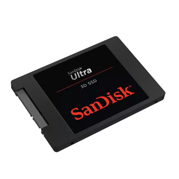 SanDisk Ultra 3D 1TB 2.5" SATA III SSD Solid State Drive with 3D ND Flash Memory, 560MB/s / 520MB/s Read and Write Speed, nCache 2.0 Technology and Shock, Vibration and Temperature Resistant
