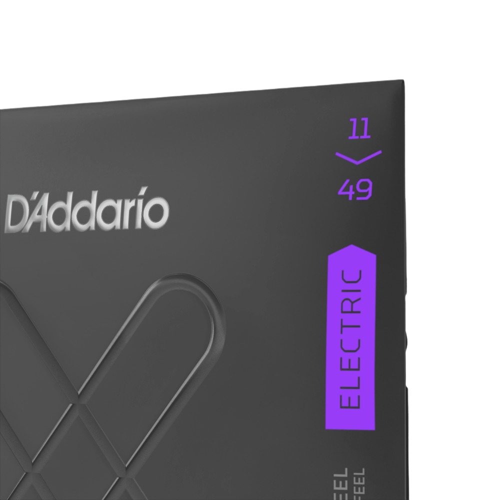 D'Addario XTE1149 Electric Guitar Strings, XT Nickel Coated, Corrosion-Resistant, Medium Gauge 11-49, 6-String Set, Pack of 1