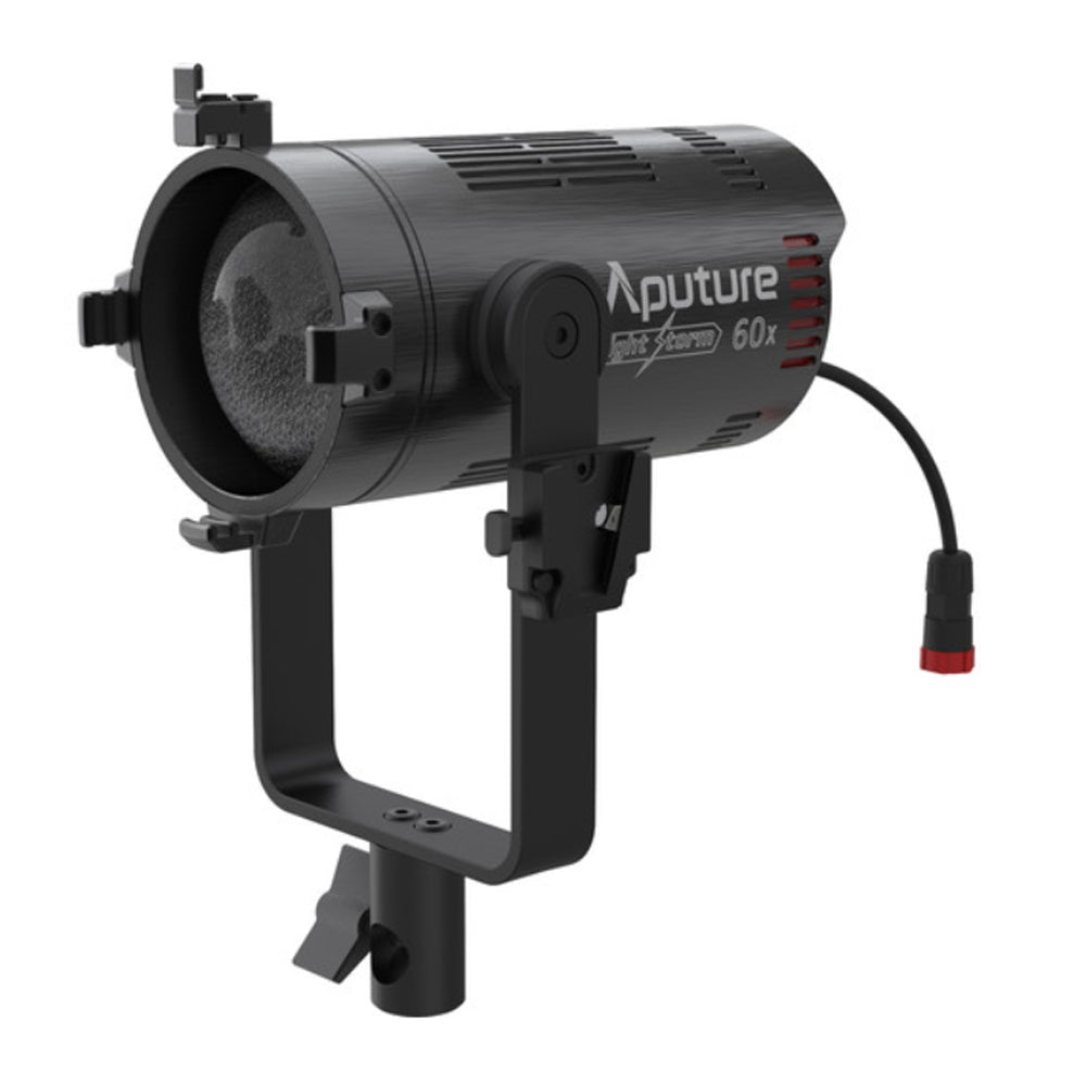 Aputure LS 60x Bi-Color / LS 60d Daylight LED Focusing Flood Light with 4 Leaf Barndoors and Bowens Mount Adapter for Photography Video Vlogging Live Streaming Broadcasting and Film Production Studio Lighting Equipment
