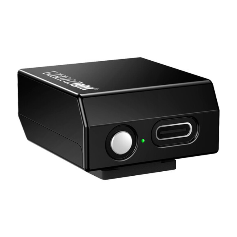 MEDALIGHT F1S Mini Camera Flash, Portable Hot Shoe Flash for Sony, Canon, Nikon, Fuji, Panasonic, Leica, Olympus, Pentax & Other Digital Film Cameras, 1/500s Sync, Built-in Li-Battery and Type-C Charging