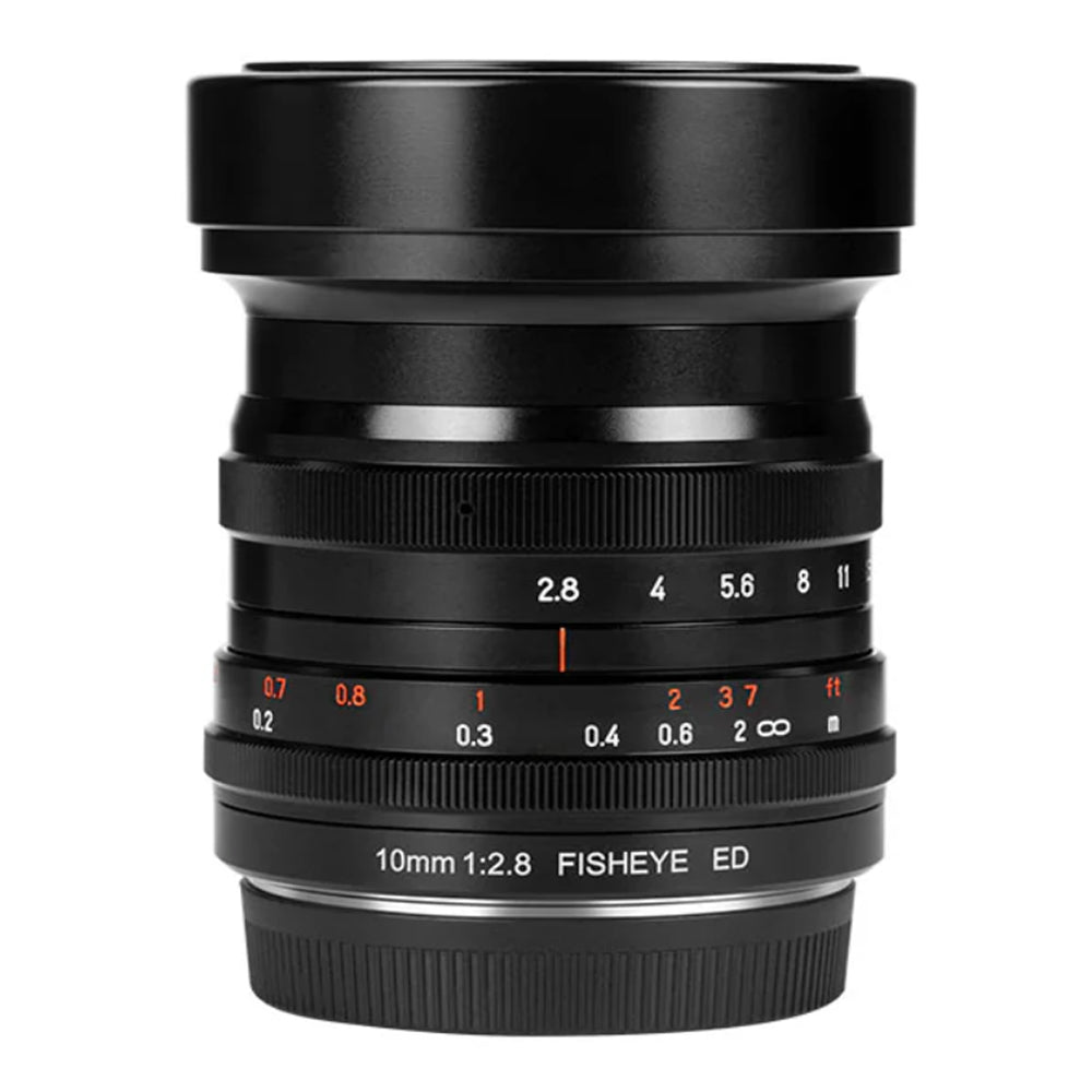 7Artisans 10mm F/2.8 Full Frame Format Panasonic L Mount Ultra Wide Angle Fisheye Prime Lens MF Manual Focus Large Aperture for Mirrorless Cameras