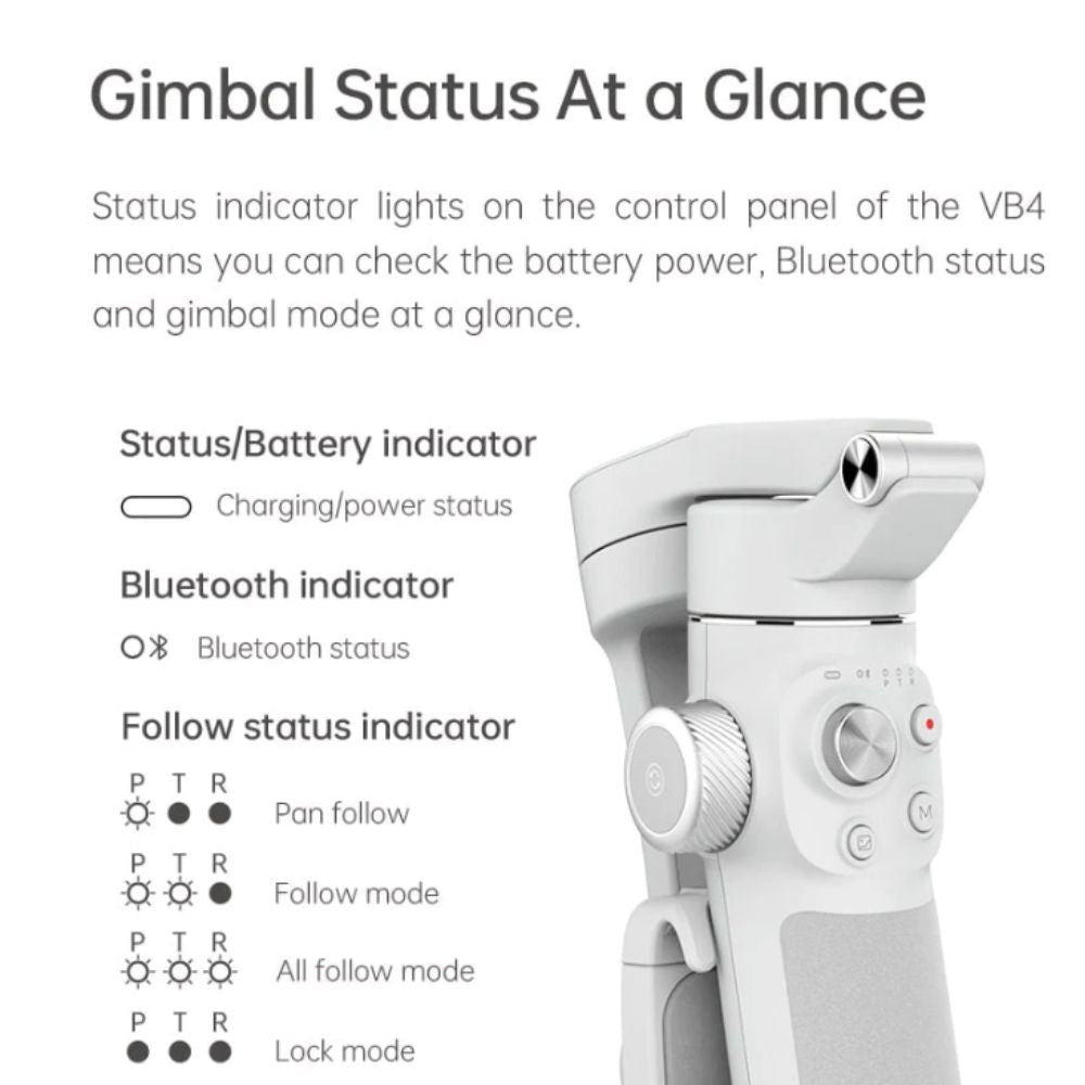 FeiyuTech Vimble 4 Kit 3-Axis Smartphone Gimbal Stabilizer with Built-In Battery, Magnetic Accessory Mount for iPhone and Android Phone, Huawei, Samsung Galaxy, Google Pixel, OnePlus, Xiaomi, Oppo, Vivo, etc. | FEIYU VIMBLE 4 KIT