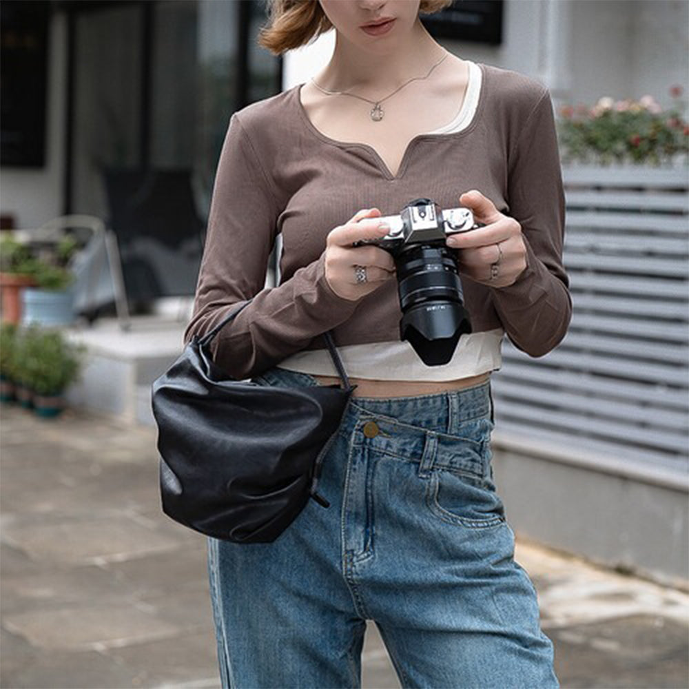 PGYTECH Cloud Camera Pouch Bag with Hidden Apple AirTag Pocket, Magnetic Buckle Design, Interior Storage Divider, and Detachable Shoulder Strap | P-CB-260 P-CB-261
