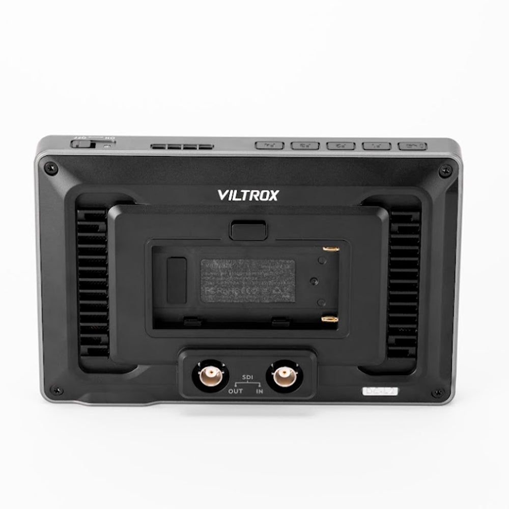 Viltrox DC-L1 / DC-L2 7" On-Camera IPS Touchscreen Camera Monitor with DCI / UHD 4K HDMI / SDI Input and Output, 3D LUTs, USB Type-C Interface, Gyroscope Auto Flip Function, Built-In Mage Tools and L-Series Battery Plate for Photo Video Content Creation