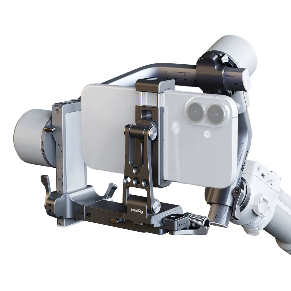 SmallRig RS 4 Mini Gimbal Accessories, Monitor Mount, QR Plate, Mag Safe Phone Holder Arca-Swiss Standard, Compatible with DJI RS 3 / RS 3 Pro/ RS 3 Mini / RS 2 / RSC 2 | 5337 | 5336 | 5338 | 5339 | JG Superstore