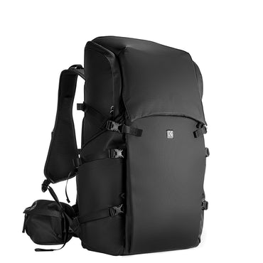 K&F Concept 40L Liter Star Wander Series Large Capacity DSLR Mirrorless Camera and Drone Backpack with Multi Storage Pockets, fits 15.6" Laptop and Padded Dividers for Travel Photography and Videography | KF13-207 | Black/Gold