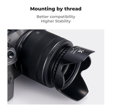 K&F Concept 52mm 58mm 67mm Threaded Screw-in (Tulip Flower) Universal Lens Hood for Select Nikon Canon Sony DSLR Mirrorless Camera Lenses