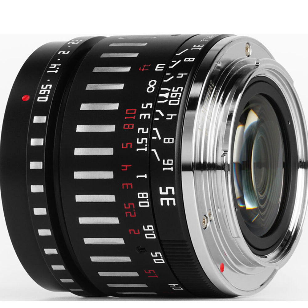TTArtisan 35mm F/0.95 APS-C Format Sony E | Nikon Z | FUJIFILM X | Canon RF Mount Ultra Fast Prime Lens Large Aperture Full Metal Body, MF Manual Focus, 14" Focusing Distance, Clicked Aperture Ring for Smooth Bokeh, Low Light Photography