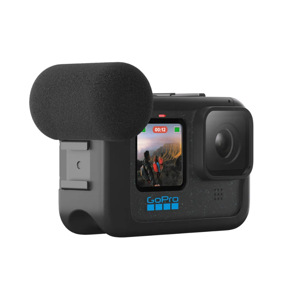 GoPro Media Mod Action Camera Vlogging Frame Rig with Built-In Directiol Microphone and Windscreen, 3.5mm Jack and HDMI Ports and Cold Shoe Mounts for HERO 13 / 12 / 11 / 10 / 9 BLACK | ADFMD-001