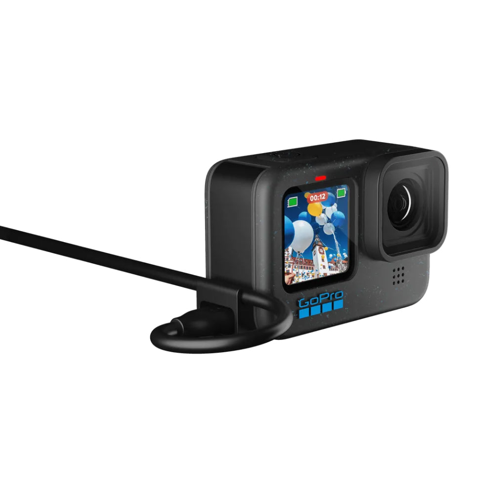 GoPro USB Pass Through Exterl Power Battery Door with 1m USB Type-C Cable for HERO 10 / 9 BLACK Action Cameras | ADCOD-001