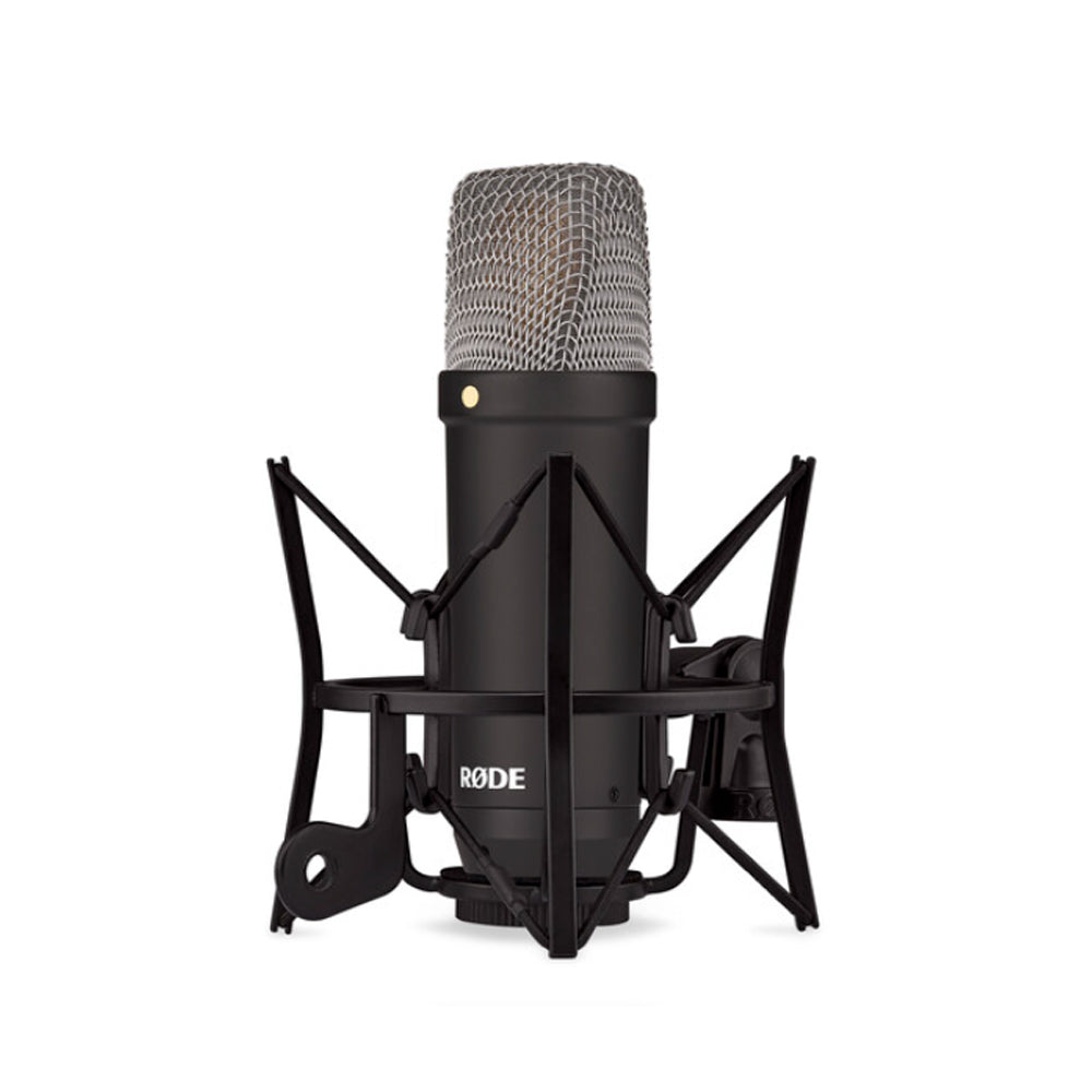 Rode NT1 Signature Cardioid Condenser Studio Microphone with HF6 1" Large Diaphragm Capsule, XLR 3-Pin Output, Phantom Powered for Recording, Podcasting, Live Streaming