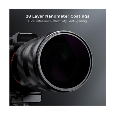 K&F Concept Nano-X Series 82mm ND100000 Neutral Density Solar Lens Filter with Multi-Coated Optical Glass and Ultra-Thin Aluminum Frame for Mirrorless and DSLR Camera Celestial Photography