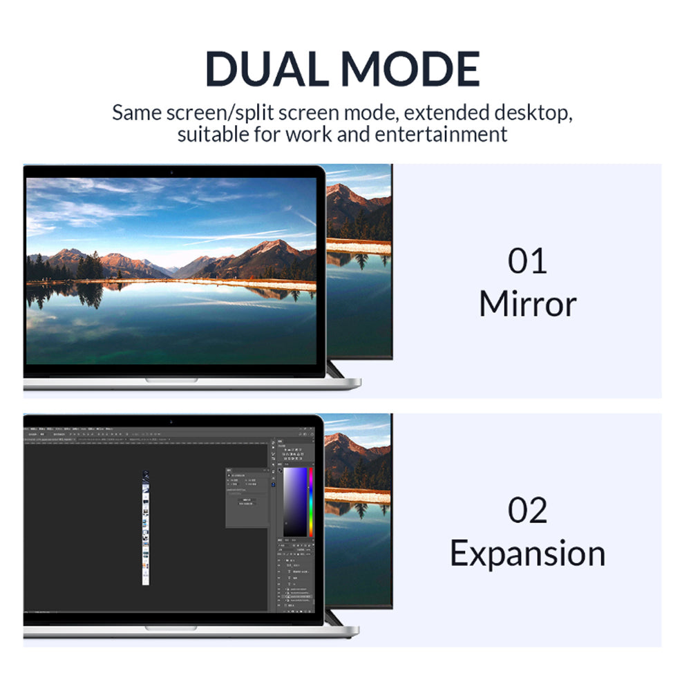 ORICO USB 3.0 Type C to HDMI Cable Adapter with 4K/60Hz Video Support for TVs, Monitors, Projectors, PCs, Computer Desktops & Laptops (Windows, macOS, Linux) | ORICO-CTH