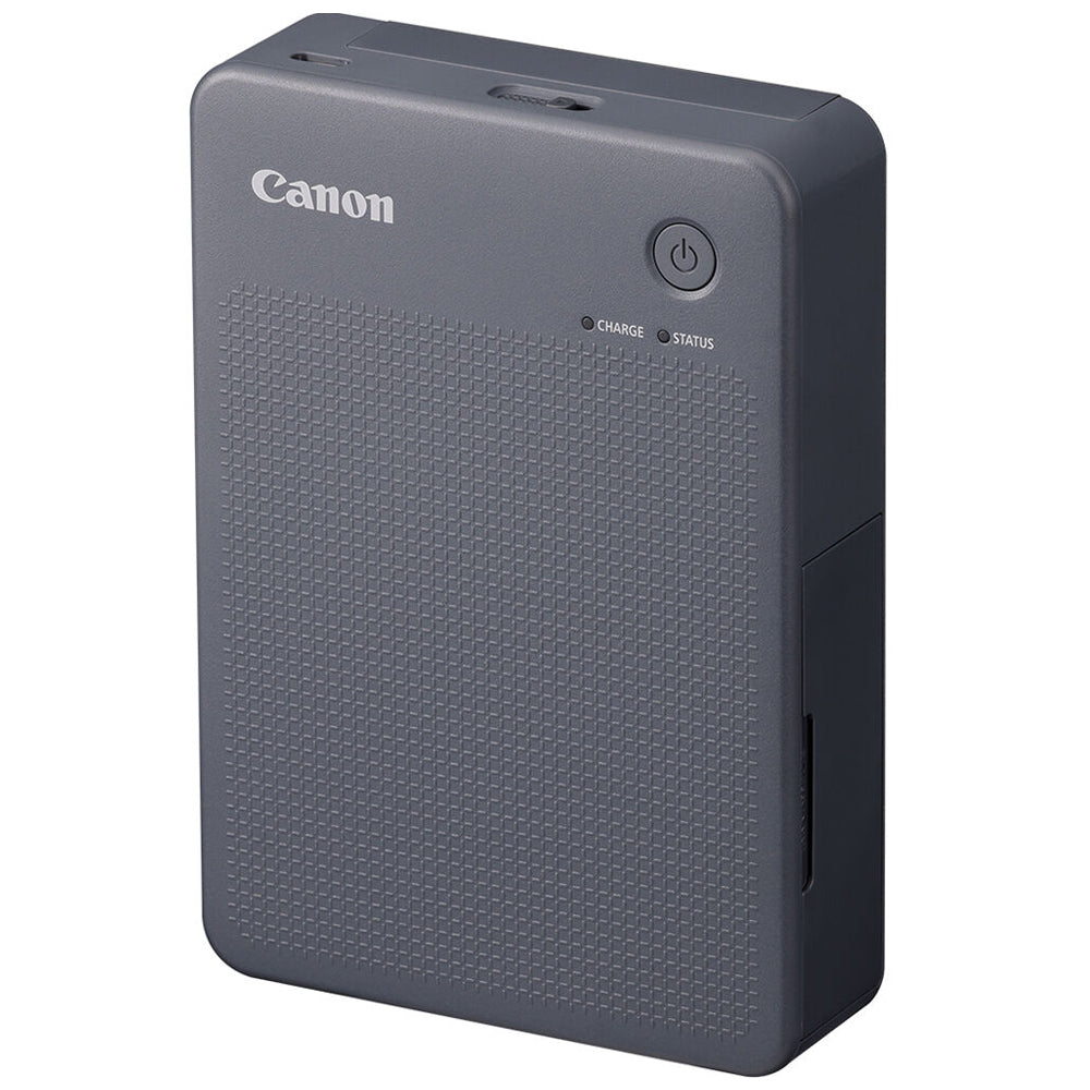 Canon SELPHY QX20 Compact Portable Photo Printer with Bordered / Borderless 2.1 x 3.4 Inches Card Size Print, Dye Sublimation Thermal Transfer Technology & 287 DPI Resolution | Gray White