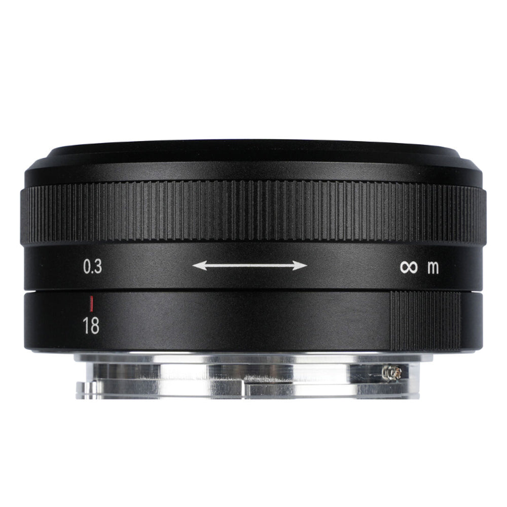 7Artisans 18mm F/5.6 Full Frame Format Sony E Mount Wide Angle Prime Pancake UFO Slim Lens MF Manual Focus for Mirrorless Cameras
