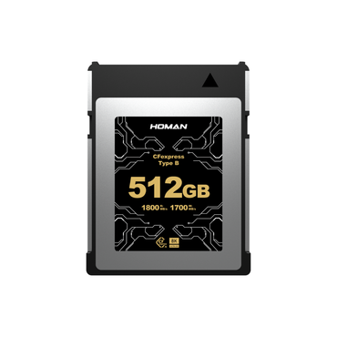 HOMAN 1TB 512GB 256GB CFExpress Type B Memory Card with 8K UHD RAW Photo / Video Support, 1800MB/s Read | 1700MB/s Write Speeds