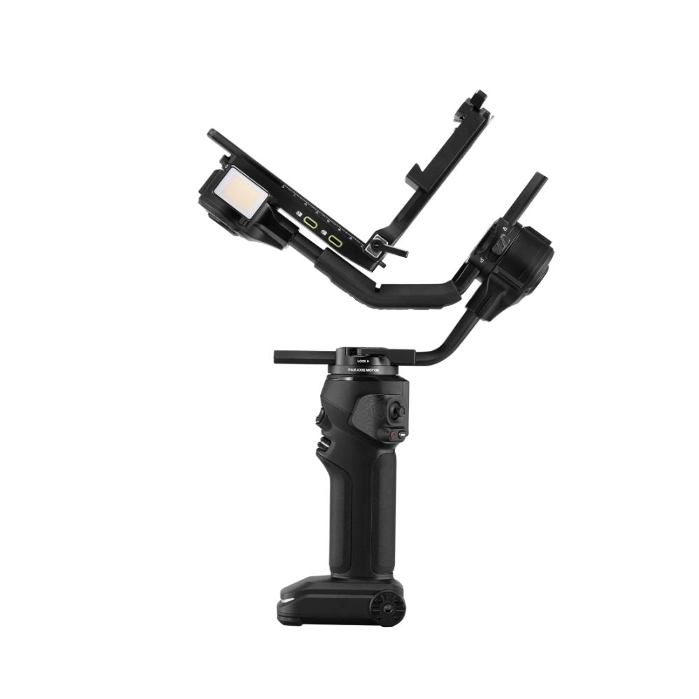 Zhiyun Crane 4 Camera 3-Axis Handheld Gimbal Stabilizer for DSLR, Mirrorless, and Cine Camera with Built-in LED Fill Light, 12 hrs Battery Life, Bluetooth Shutter Control, USB-C PD Fast Charging, Quick Release Horizontal & Vertical Rail | JG S