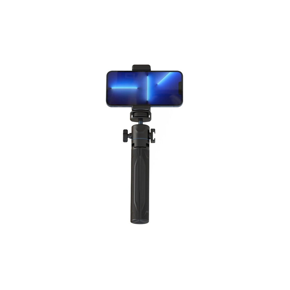 Simorr by SmallRig VK-25 Vlog Tripod Kit with 22" Maximum Extendable Height, Smartphone Clamp Phone Holder, 360 Degree Ball Head, Standard Cold Shoe Mount and Triple Leg Tabletop Setup for Smartphones (White, Black) | 3827 3828
