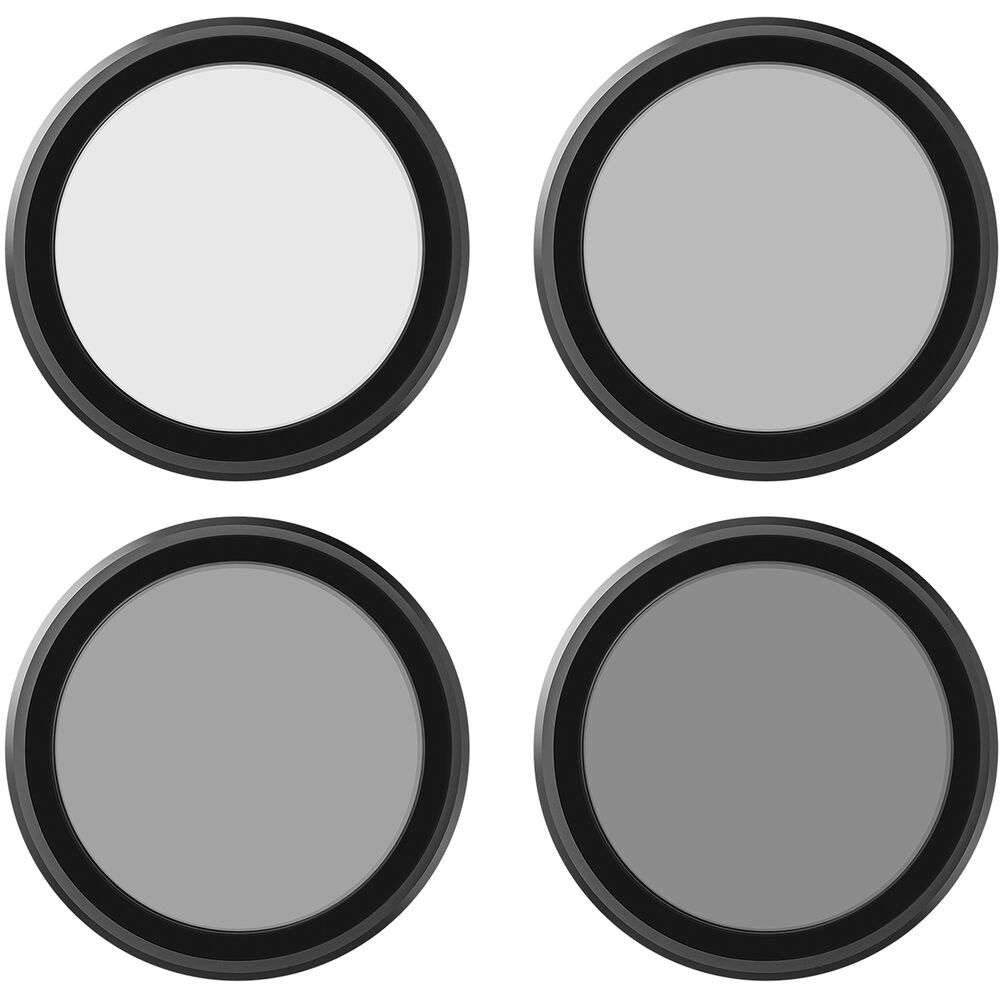 TELESIN ND8 ND16 ND32 + CPL Lens Filter Kit for DJI Osmo Action 3 / 4 / 5 / 5 Pro