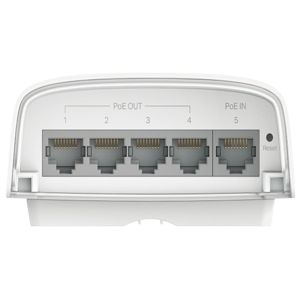 TP-Link Omada SG2005P-PD 5 Port Gigabit Smart Switch with PoE++ In / PoE+ Out, Max 200m PoE Distance, Full Gigabit Ports, IP55 Water Dust Resistant and Static Routing for Internet and Networking