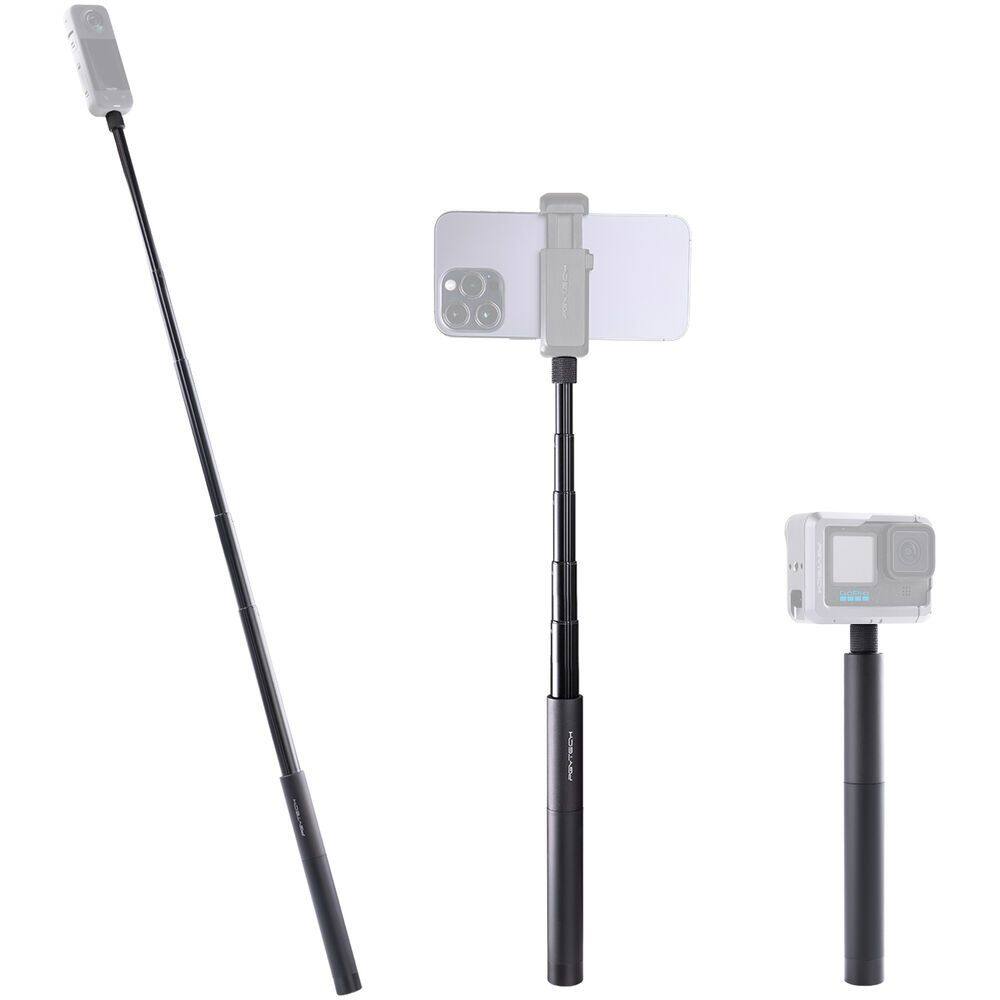 PGYTECH 96cm Extendable Selfie Stick for Insta360, DJI, and GoPro Action Cameras | P-GM-174