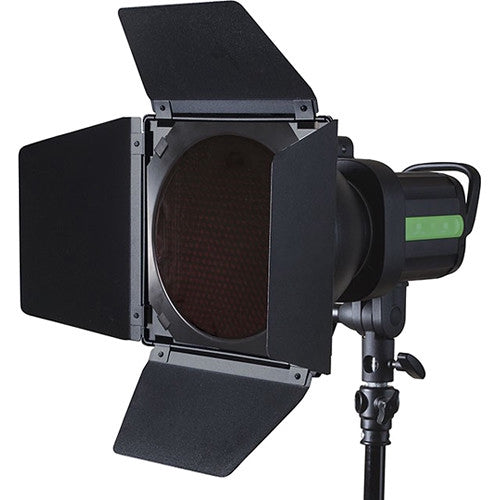 Pxel Barn Door Kit for Bowens Mount and Gel Set
