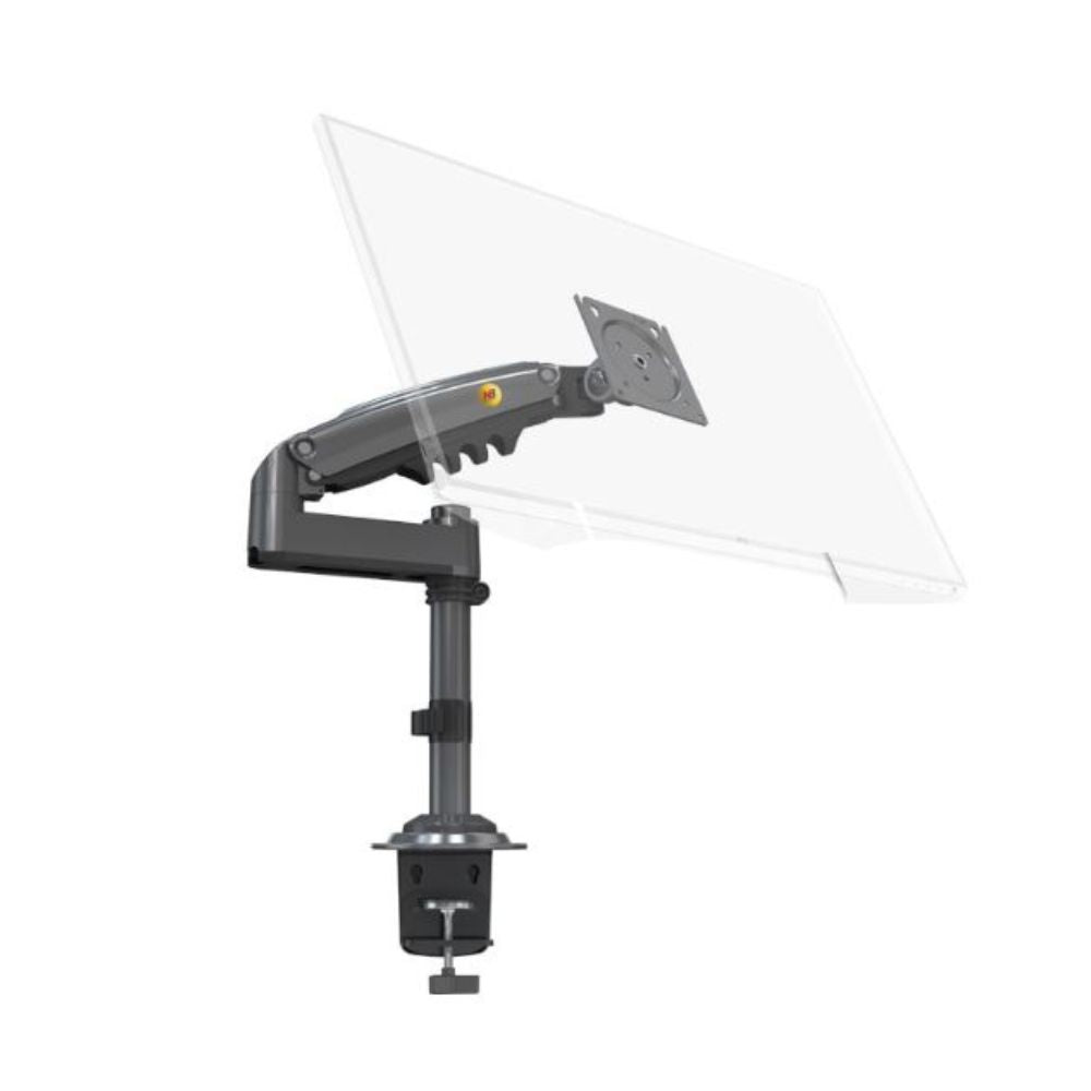 North Bayou NB H100 Gas-Strut Flexi Mount Desktop Monitor Arm (17" to 30" Screens) Adjustable Heavy Duty Stand