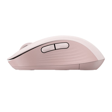 Logitech M650 Sigture Wireless Bluetooth Optical Mouse with 4000 DPI, Silent Click, Smartwheel Scrolling, and 24 Month Battery Life for PC, Laptop, Desktop (Graphite, Rose, Off White)
