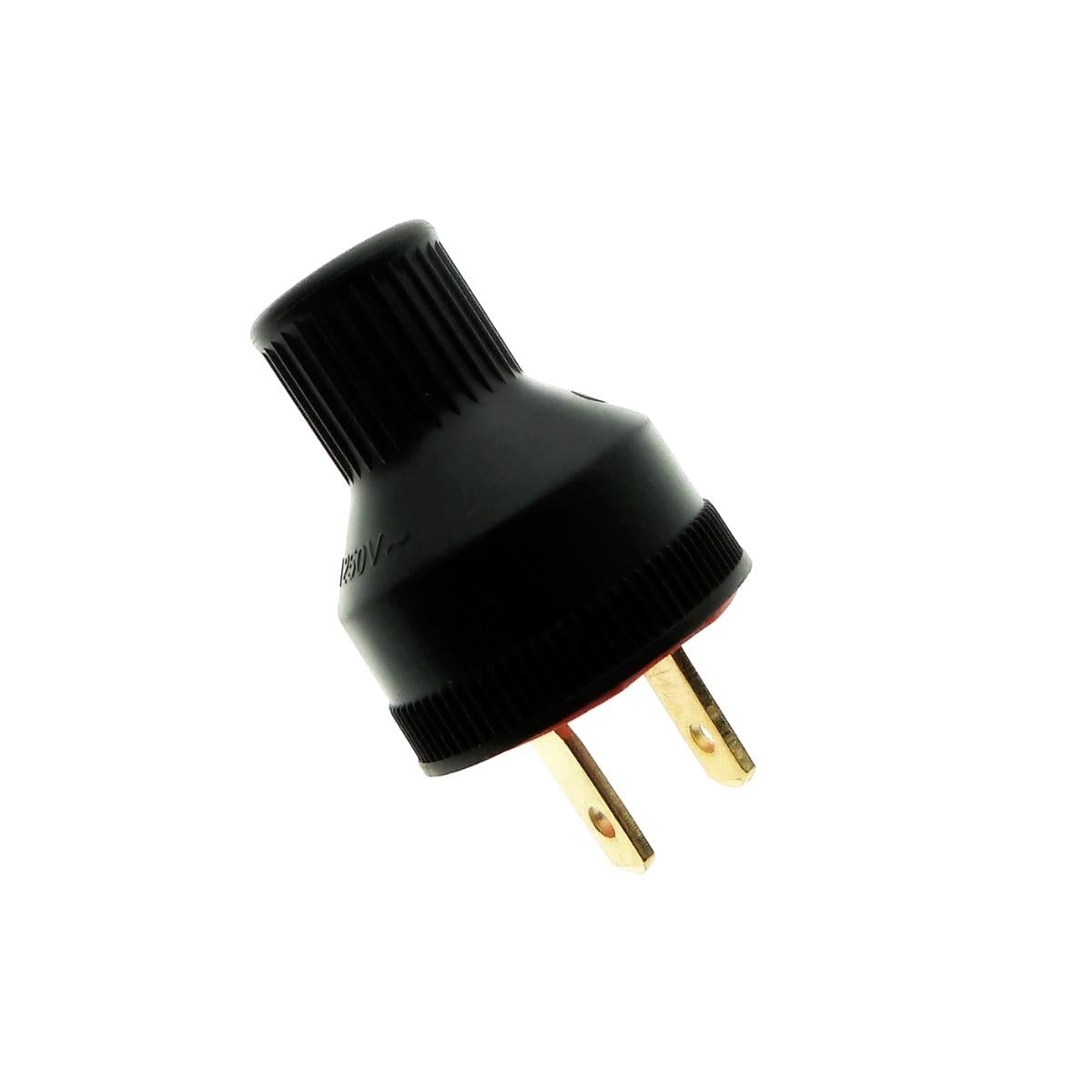 OMNI 5A 220V Regular Rubber Male Plug for Electronics and Appliances (Black, Transparent) | WRR-001, WRR-101
