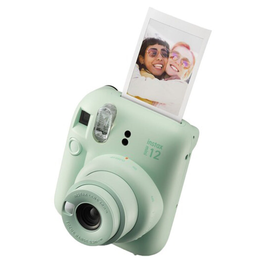 FUJIFILM Instax mini 12 Instant Film Camera with Automatic Exposure, Close-Up Mode, and Selfie Mirror - Available in Blossom Pink, Pastel Blue, Lilac Purple, Clay White, and Mint Green