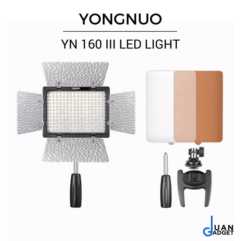 Yongnuo YN160 III Daylight Pro LED Camera Video Light Flash 5500K Pure White