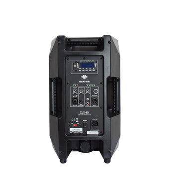 KEVLER ZLX-8D 8 250W 2-Way Full Range Active Loud Speaker (PAIR) with LCD Display and Class D Amplifier, Built-In USB Port and Bluetooth Function, Mic Line / Guitar, RCA and XLR Line I/O and DSP Preset Modes