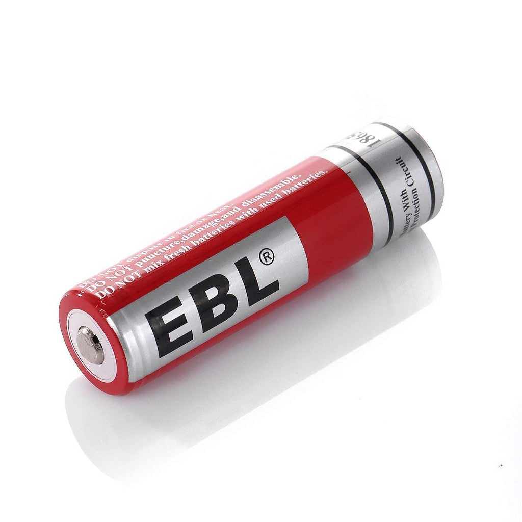 EBL LN-8131 3.7V 18650 3000mAh Li-Ion Lithium Ion Rechargeable Batteries for Portable and Emergency Electronics (Pack of 2)