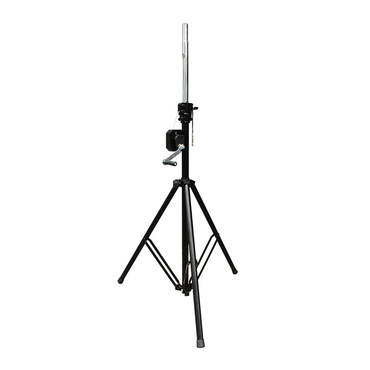 KEVLER SS-8 120cm Extendable Speaker Stand with 145cm Max Adjustable Height, Height Crank Adjustment, Lock Knob and 90kg Max Weight Capacity for Speakers