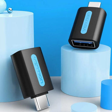 Vention USB-C Male to USB 3.0 Female OTG Adapter with High-Speed 5Gbps Transfer Speed for Laptops, Android Phone, Tablet