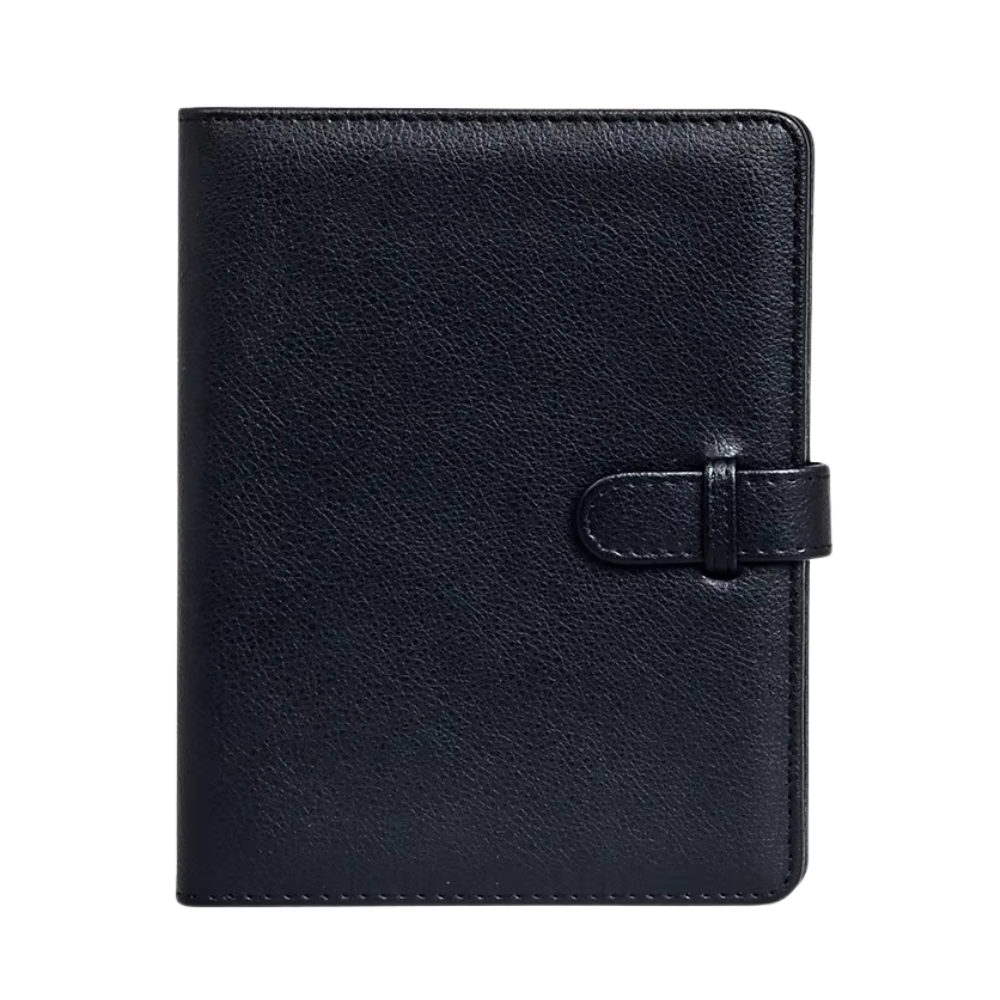 Pikxi 80 Pockets 20 Pages Photo Album with PU Leather Material for FUJIFILM Instax Wide Instant Film Camera | Green Brown Black White Dark Grey