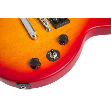 Epiphone Les Paul Special VE 22-Fret Open Coil Ceramic HH Electric Guitar with Vintage Worn Finish (Ebony Black, Cherry, Sunburst) | ENSV Series